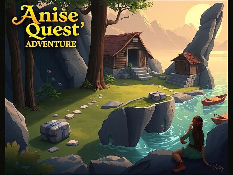 Anise Quest Adventure - Hidden Treasures Anise Discovering a Secret Path
